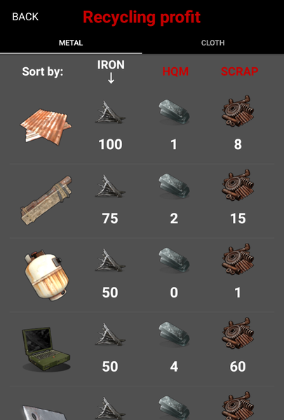 Rust Calculator - Image screenshot of android app
