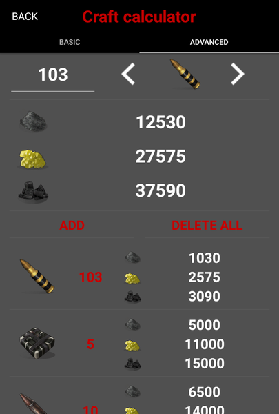 Rust Calculator - Image screenshot of android app
