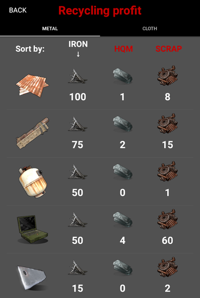 Rust Calculator - Image screenshot of android app