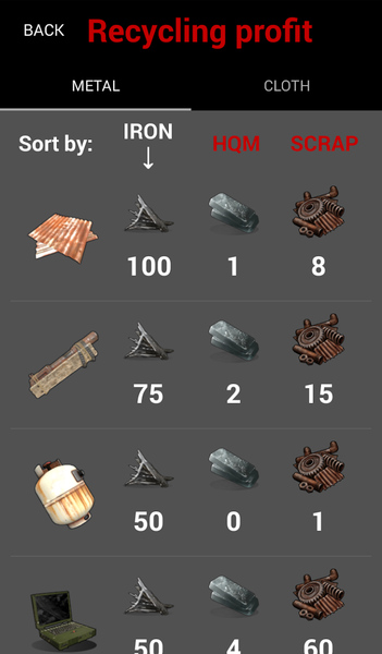 Rust Calculator - Image screenshot of android app
