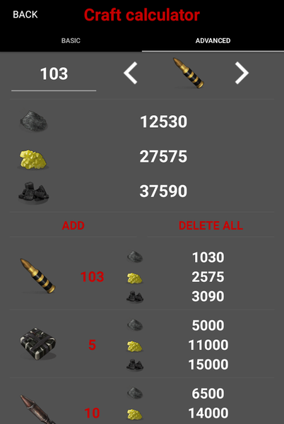 Rust Calculator - Image screenshot of android app