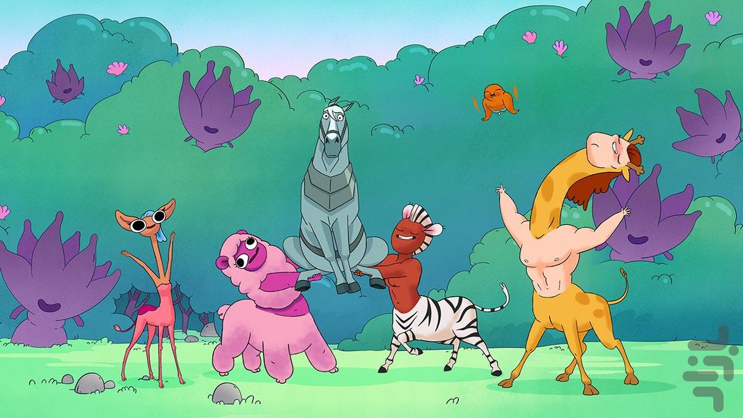 کارتون دنیای سانتور - Image screenshot of android app