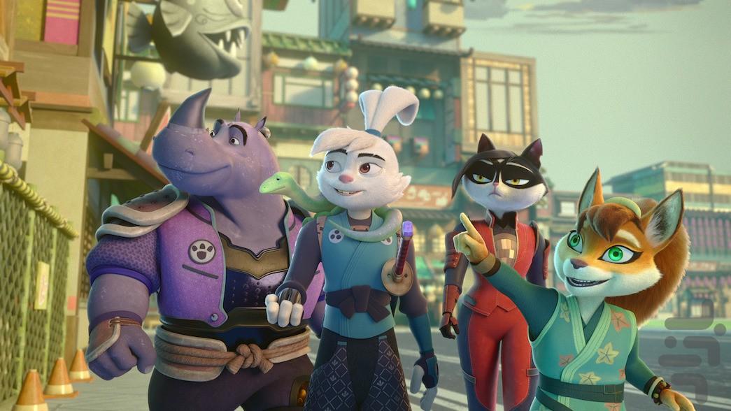 کارتون خرگوش سامورایی - Image screenshot of android app