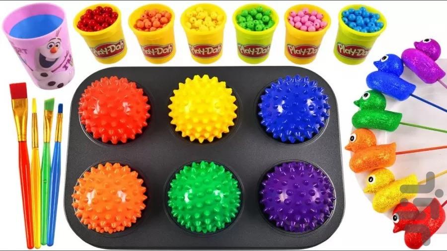 اسلایم بازی کودکانه - Image screenshot of android app