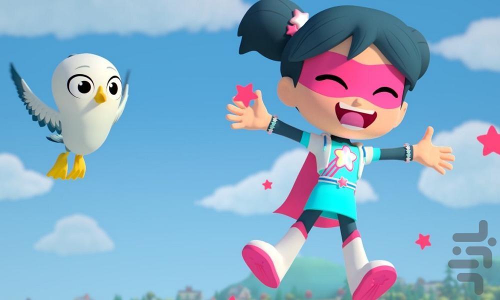 کارتون دختر ستاره ای - Image screenshot of android app