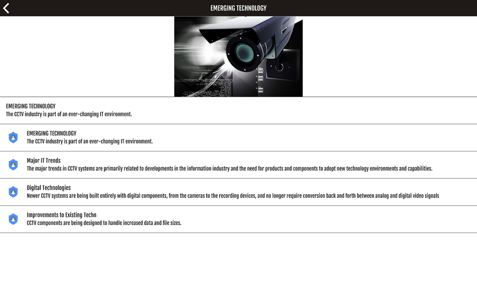 Learn CCTV Systems at home - عکس برنامه موبایلی اندروید