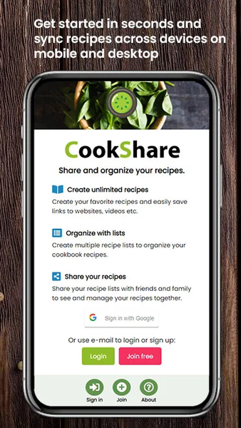 CookShare - Recipe Manager - عکس برنامه موبایلی اندروید