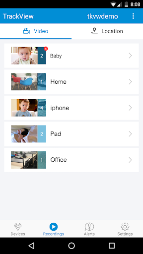 TrackView - Image screenshot of android app