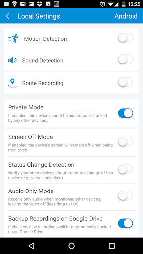 TrackView - Image screenshot of android app