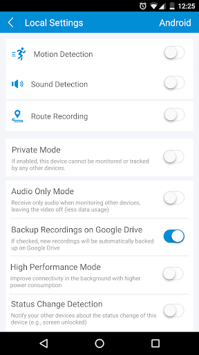 TrackView - Image screenshot of android app