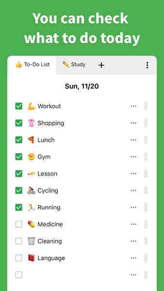 Daily Checklist - Today's Task - Image screenshot of android app