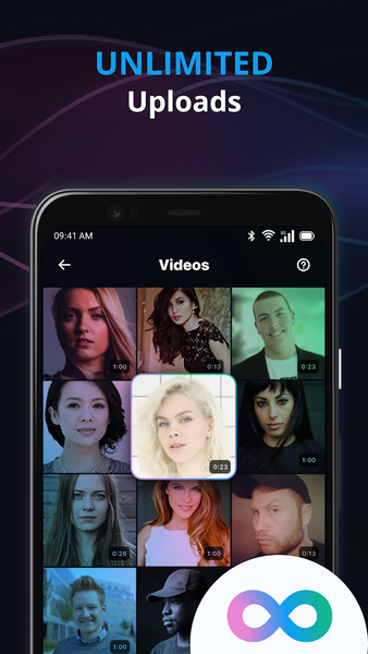 DeepFacer: Face Swap AI Video - Image screenshot of android app