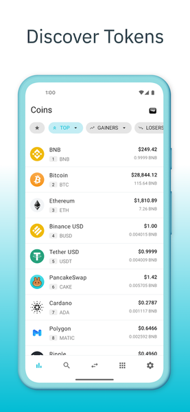 DEXCoinApp for PancakeSwap - Image screenshot of android app