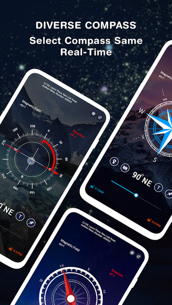 Digital Compass : GPS & Smart - Image screenshot of android app
