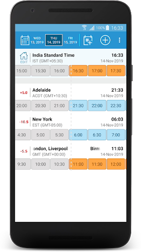 World Clock: Maps Time Zones - عکس برنامه موبایلی اندروید