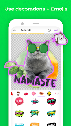 Sticker Maker for chats Emopix - Image screenshot of android app
