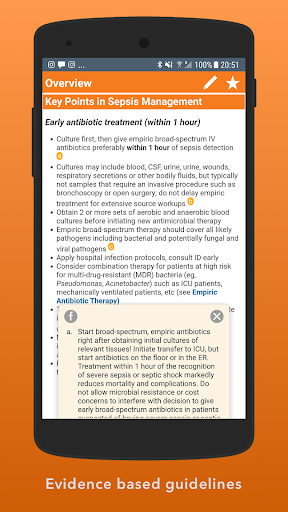 Sepsis Clinical Guide - عکس برنامه موبایلی اندروید