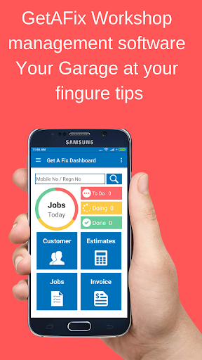 GetAFix Workshop - Garage Mana - Image screenshot of android app