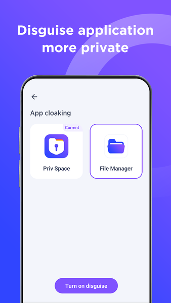 Priv Space - Hide Any Files - Image screenshot of android app
