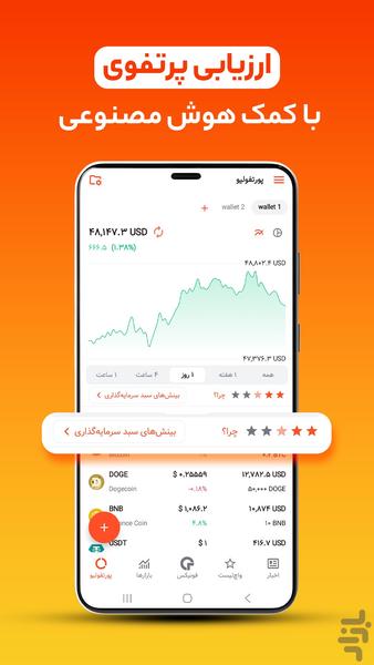 Fonix | Smart Crypto Portfolio - Image screenshot of android app