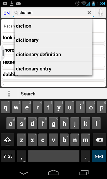 Dictionary English English - Image screenshot of android app