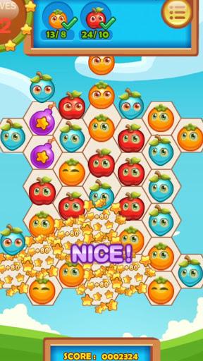 Fruita Swipe 2 - Match 3 Game - Gameplay image of android game