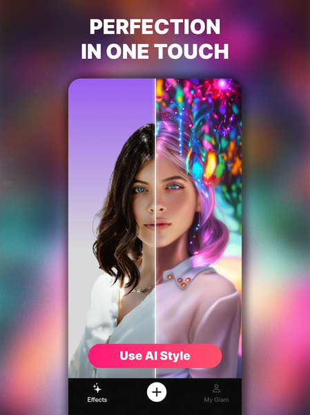 Glam AI: Video & Photo Editor - عکس برنامه موبایلی اندروید