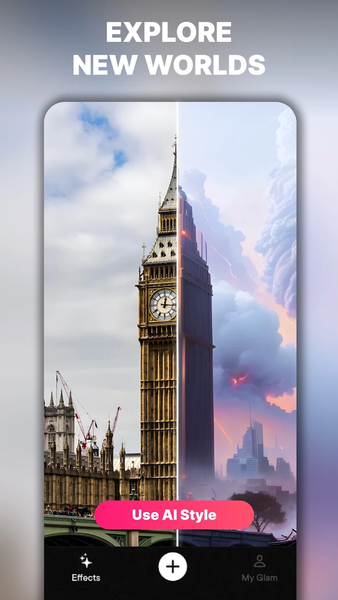 Glam AI: Video & Photo Editor - عکس برنامه موبایلی اندروید