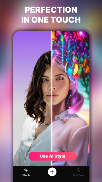Glam AI: Video & Photo Editor - عکس برنامه موبایلی اندروید