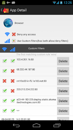 NoRoot Firewall Beta - Image screenshot of android app