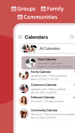 GroupCal - Shared Calendar - عکس برنامه موبایلی اندروید