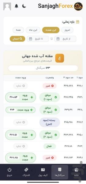 سنجاق فارکس - عکس برنامه موبایلی اندروید
