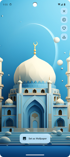 IslamWall - Islamic Wallpapers - عکس برنامه موبایلی اندروید