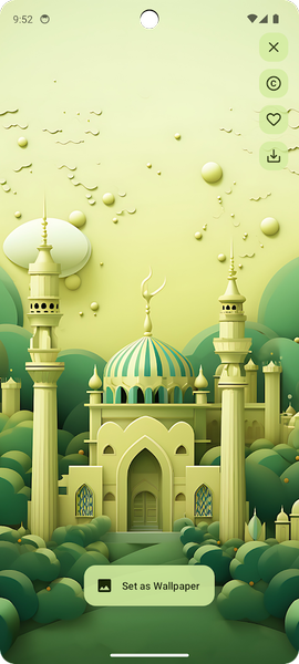 IslamWall - Islamic Wallpapers - عکس برنامه موبایلی اندروید