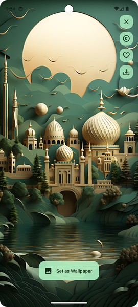 IslamWall - Islamic Wallpapers - عکس برنامه موبایلی اندروید