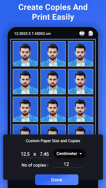 Passport Photo Maker, Photo ID - عکس برنامه موبایلی اندروید