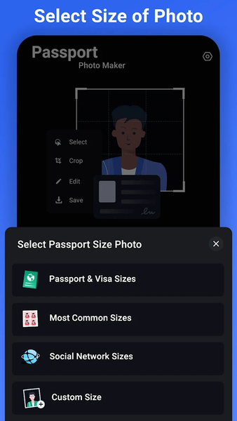 Passport Photo Maker, Photo ID - Image screenshot of android app