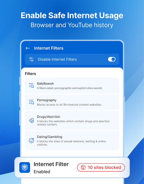 Kupola Parental Control - عکس برنامه موبایلی اندروید