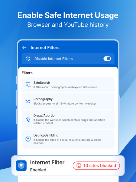 Kupola Parental Control - عکس برنامه موبایلی اندروید