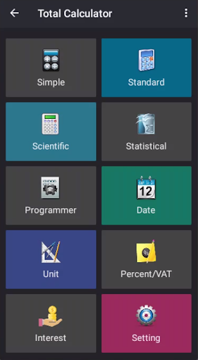 Total Calculator - عکس برنامه موبایلی اندروید