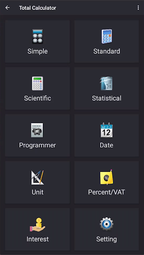 Total Calculator - عکس برنامه موبایلی اندروید