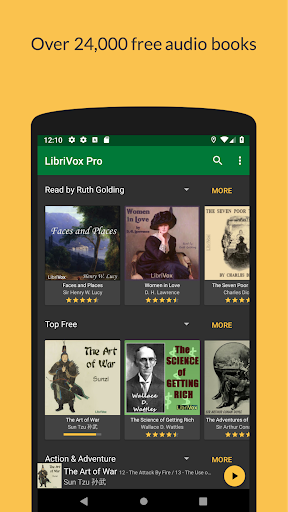 LibriVox Audio Books - Image screenshot of android app