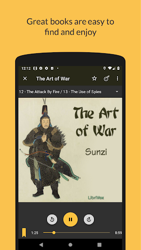 LibriVox Audio Books - Image screenshot of android app
