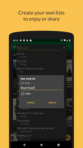 LibriVox Audio Books - Image screenshot of android app