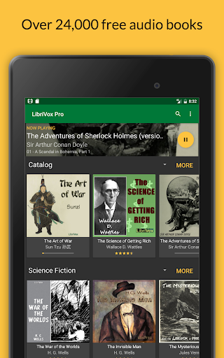 LibriVox Audio Books - Image screenshot of android app