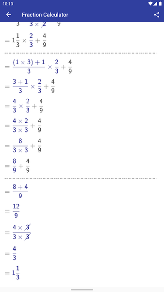 Fraction Calculator: Math Calc - عکس برنامه موبایلی اندروید