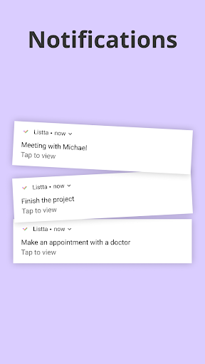 Listta: to-do list & planner - عکس برنامه موبایلی اندروید