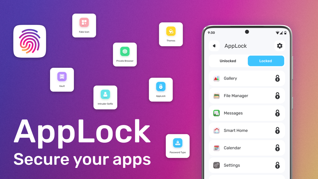 AppLock: Password Locker - Image screenshot of android app