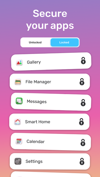 AppLock: Password Locker - عکس برنامه موبایلی اندروید