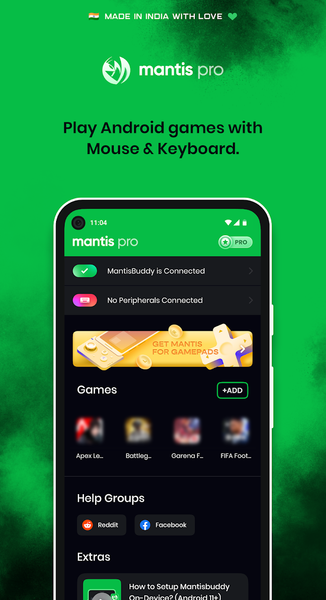 Mantis Mouse Pro Beta - Image screenshot of android app